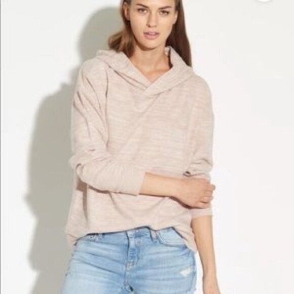 𝅺MAGASCHONI light pink long sleeves hooded sweater size small - Picture 1 of 11